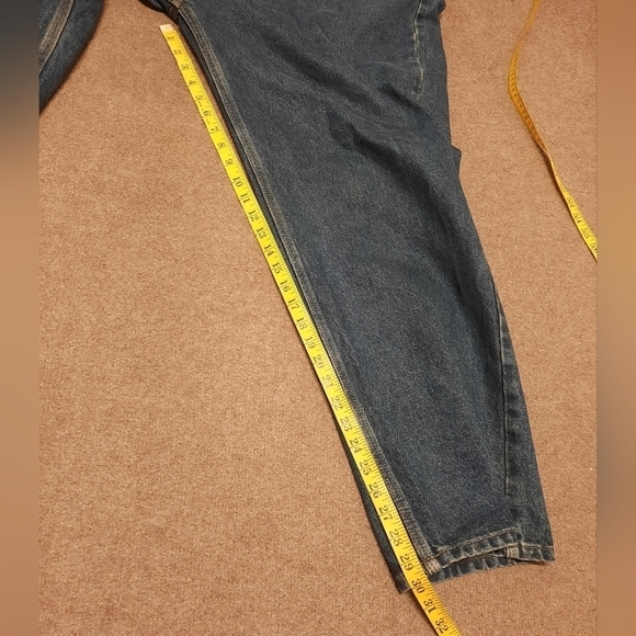 CARHARTT (48 x 30) Relaxed Fit Straight Leg Men's Jeans Blue - Picture 7 of 7